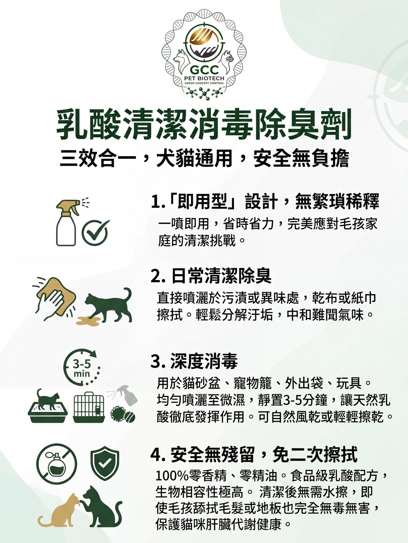 乳酸消毒清潔除臭劑500ml